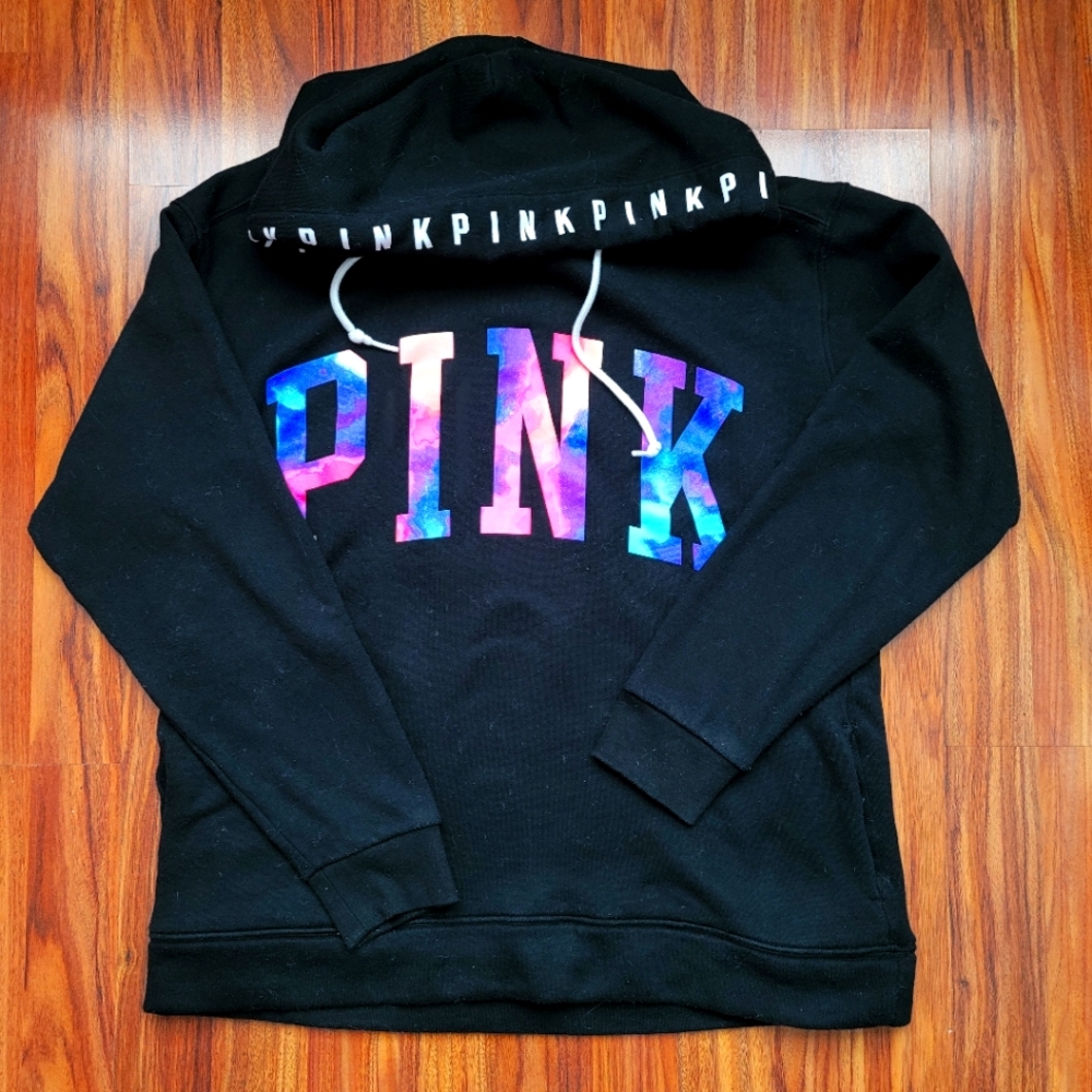 💜FINAL PRICE -Victoria Secret Rare/HTF Watercolor Hoodie XS - NWOT